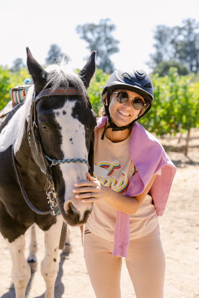 Horse ride at valley girls sonomas