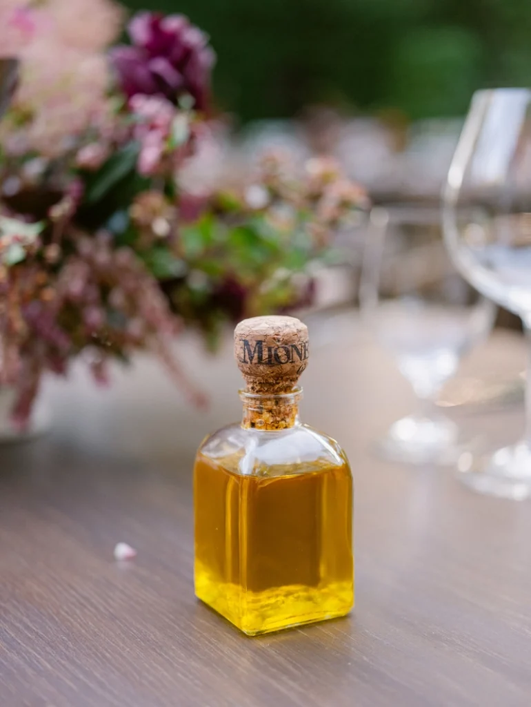 glass olive oil bottle -valley girls napa