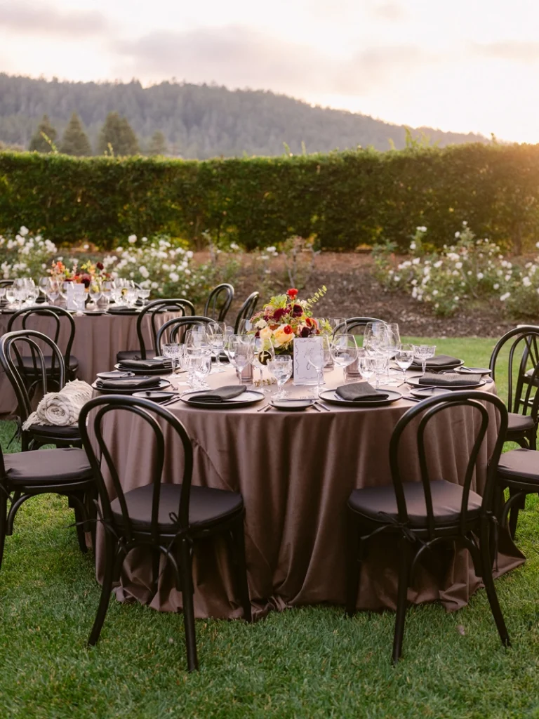 Guests mingling at winery event