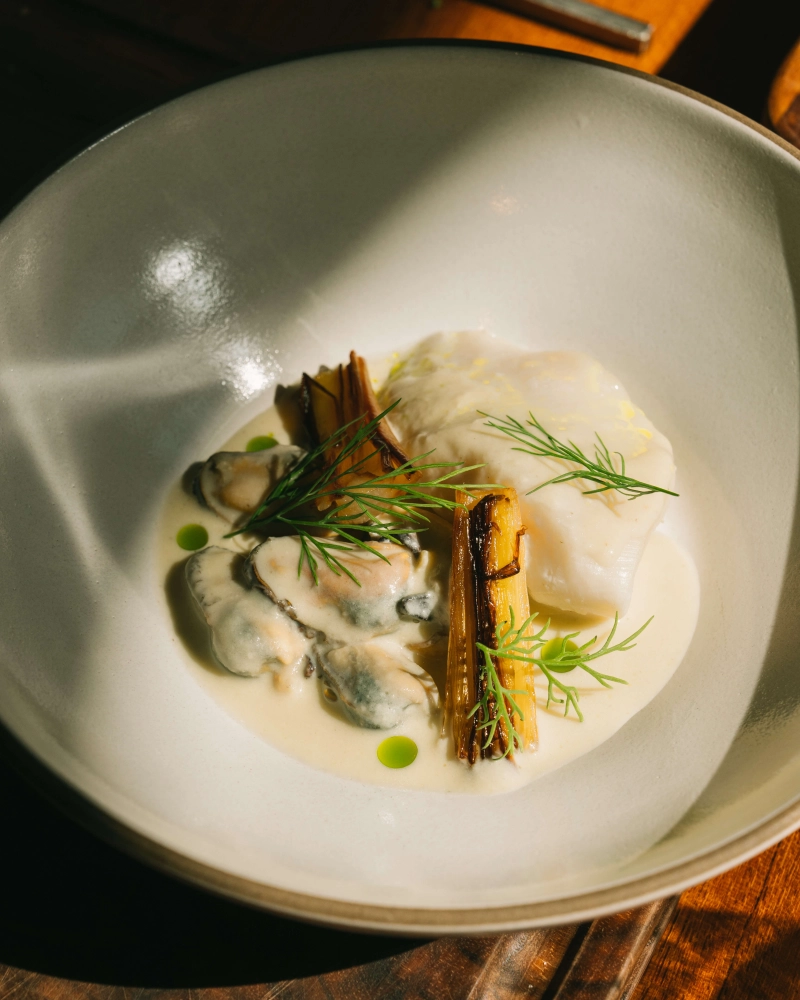 Fine dining dish
