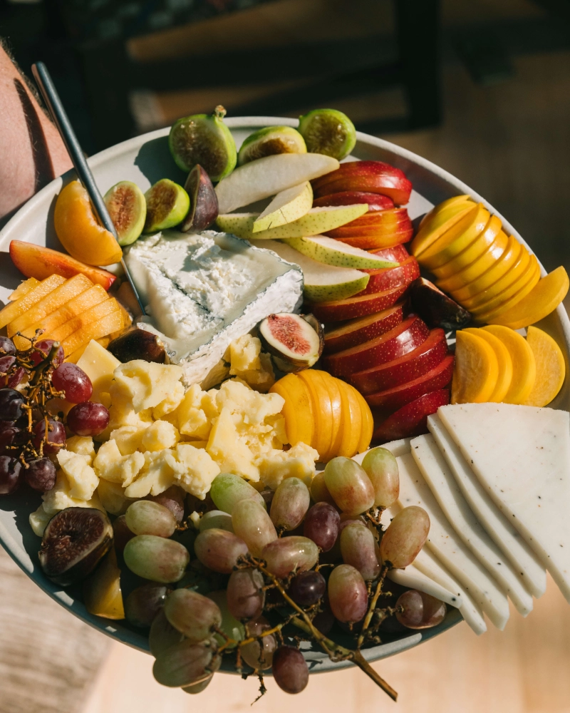 Charcuterie lunch spread