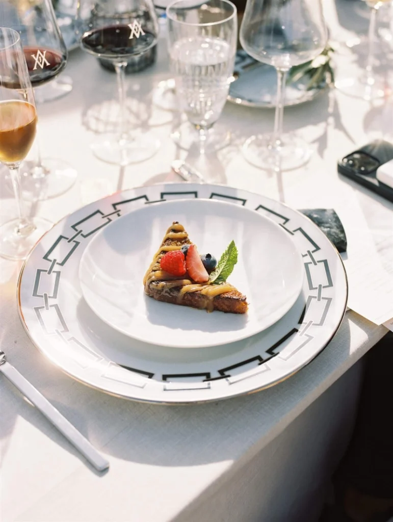 Wine-paired dish