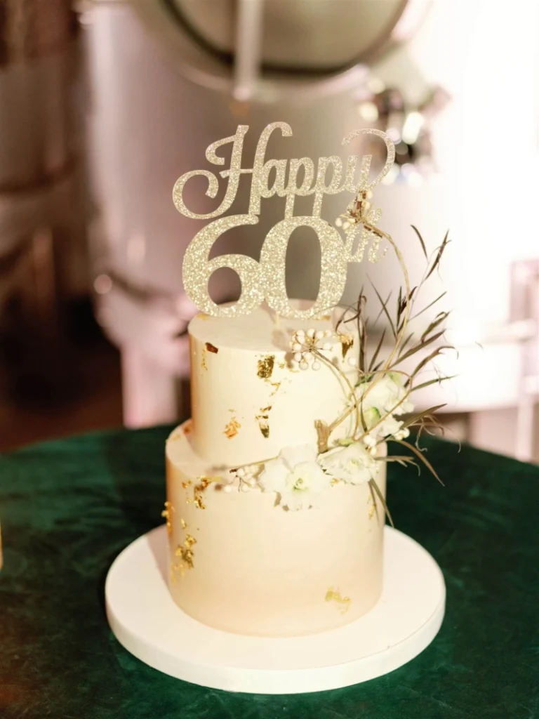 Birthday cake display