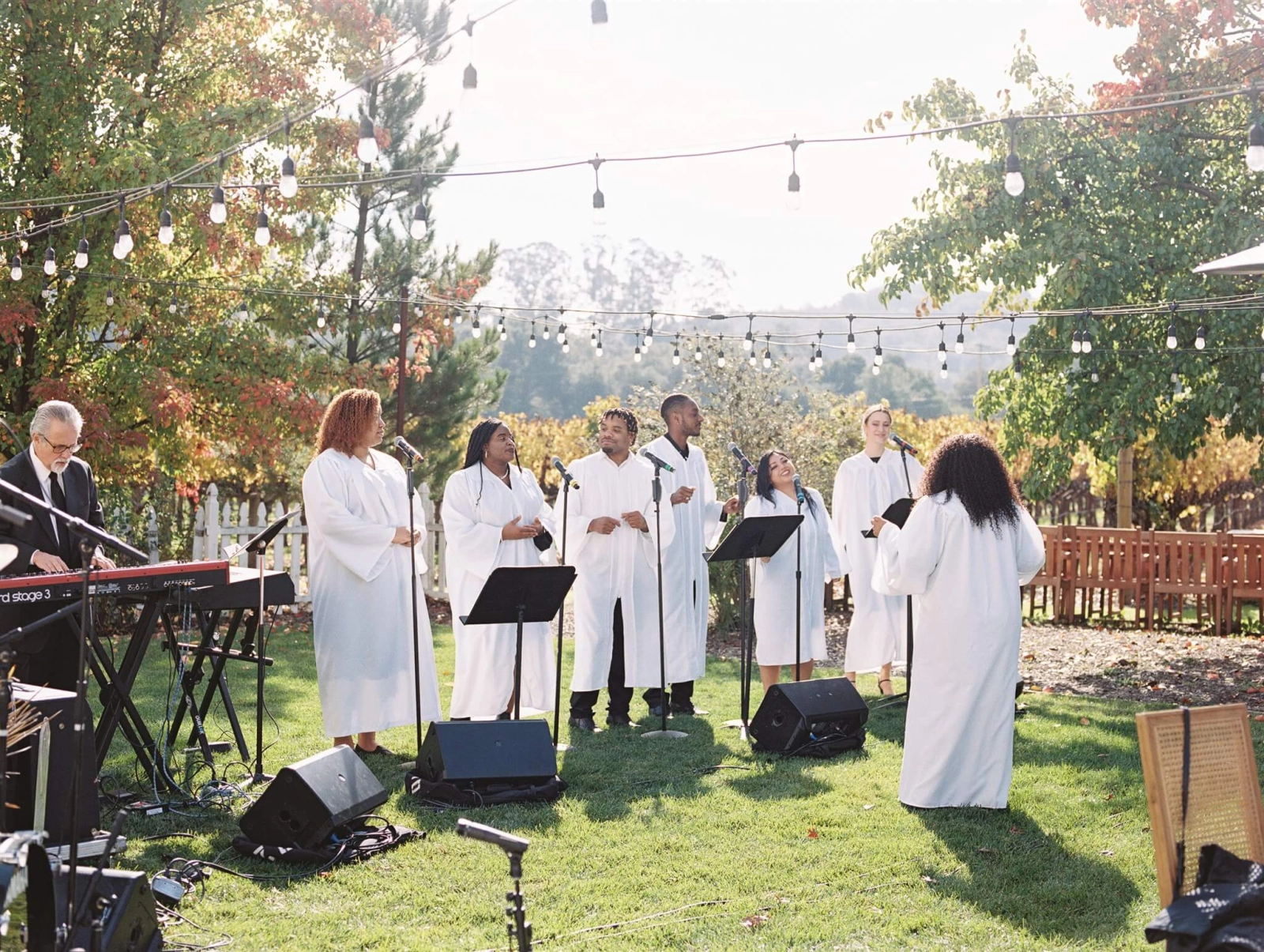 Gospel choir performance