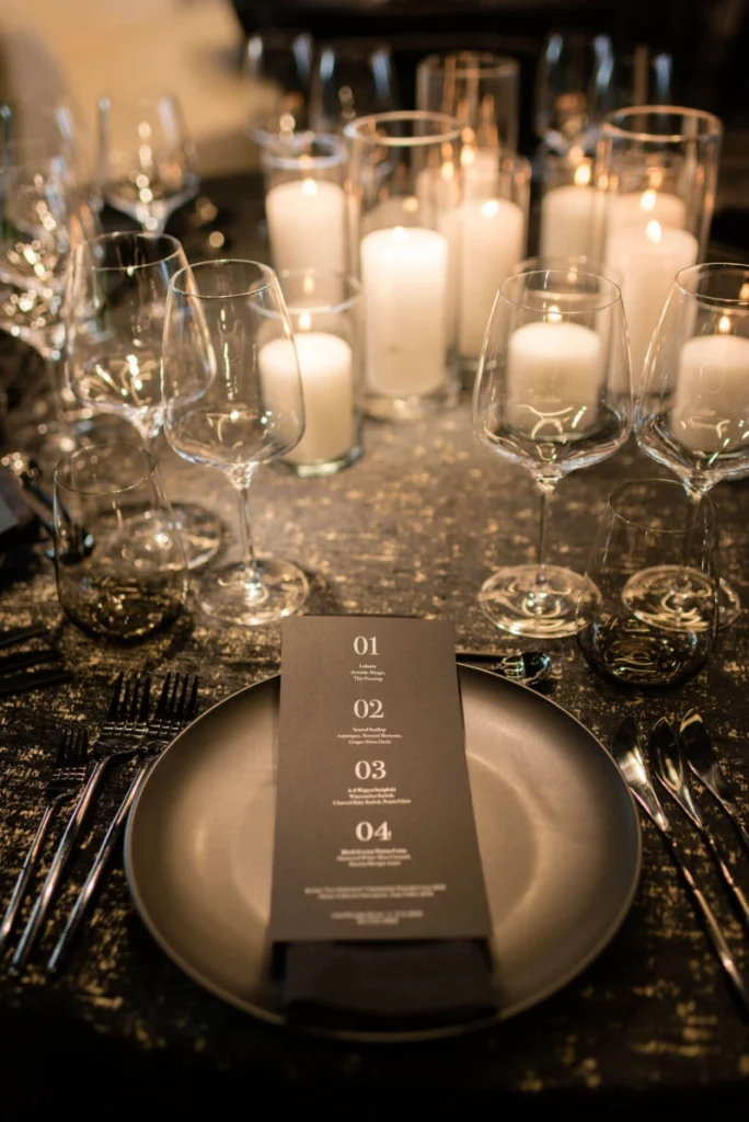Michelin dinner menu
