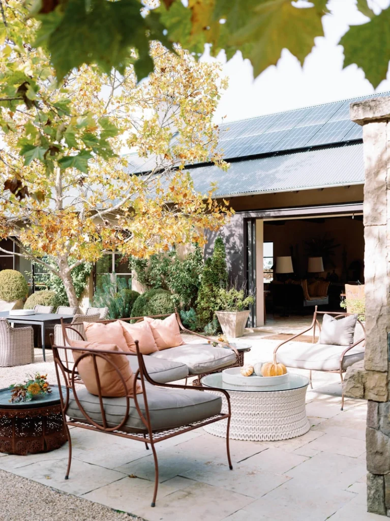 Carneros patio luncheon