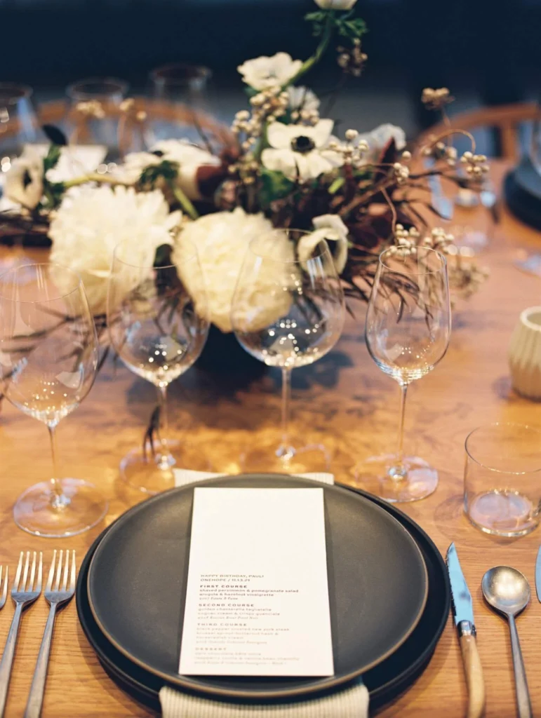 Dinner place setting
