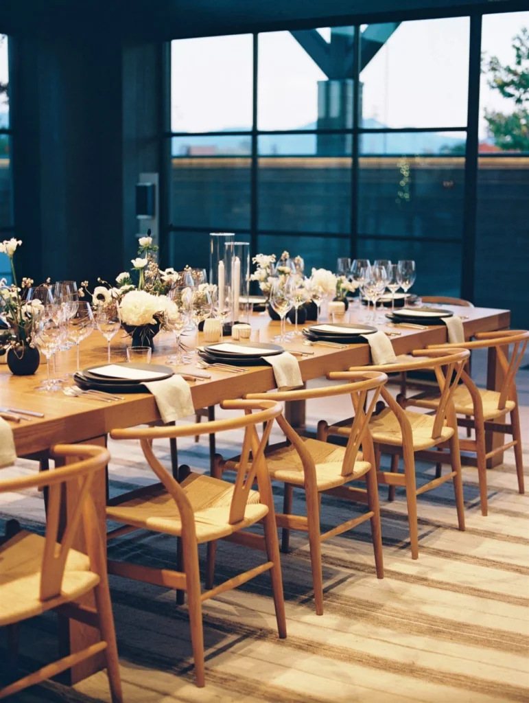 Dinner table setting