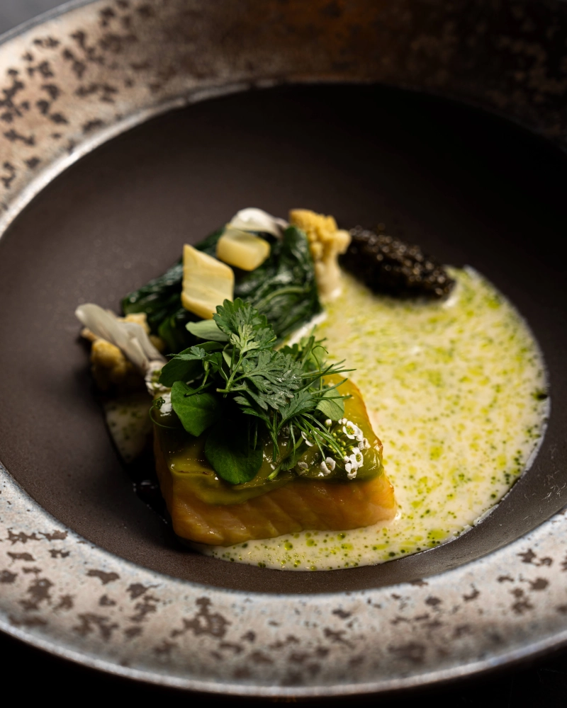 Michelin dining course