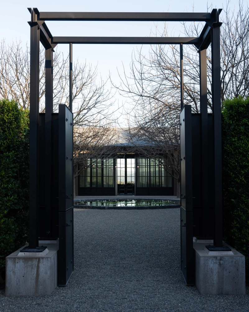 Modern venue exterior