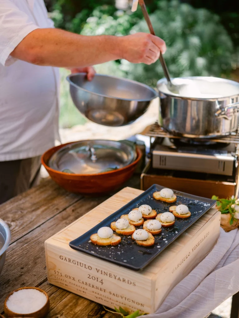 Vineyard appetizer plate