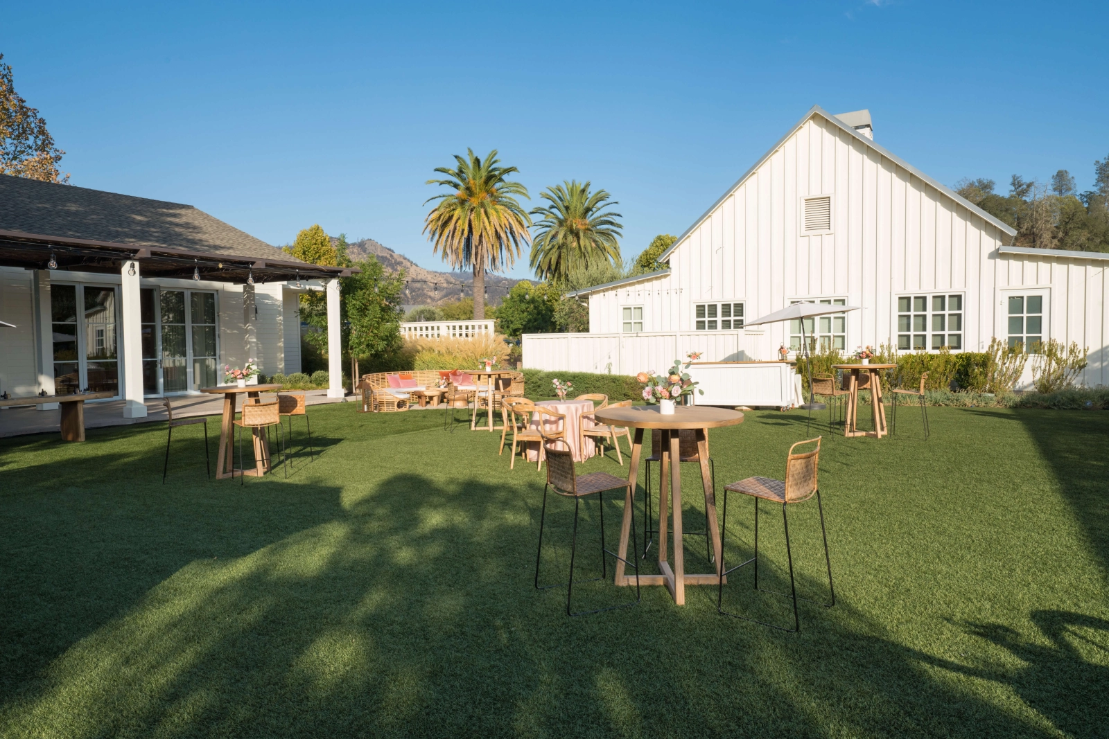 Outdoor event setup
