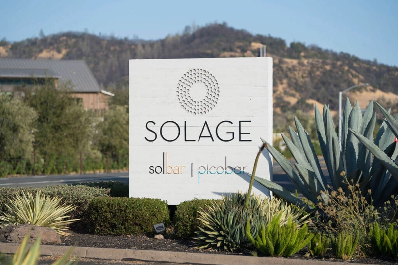 Solage event signage