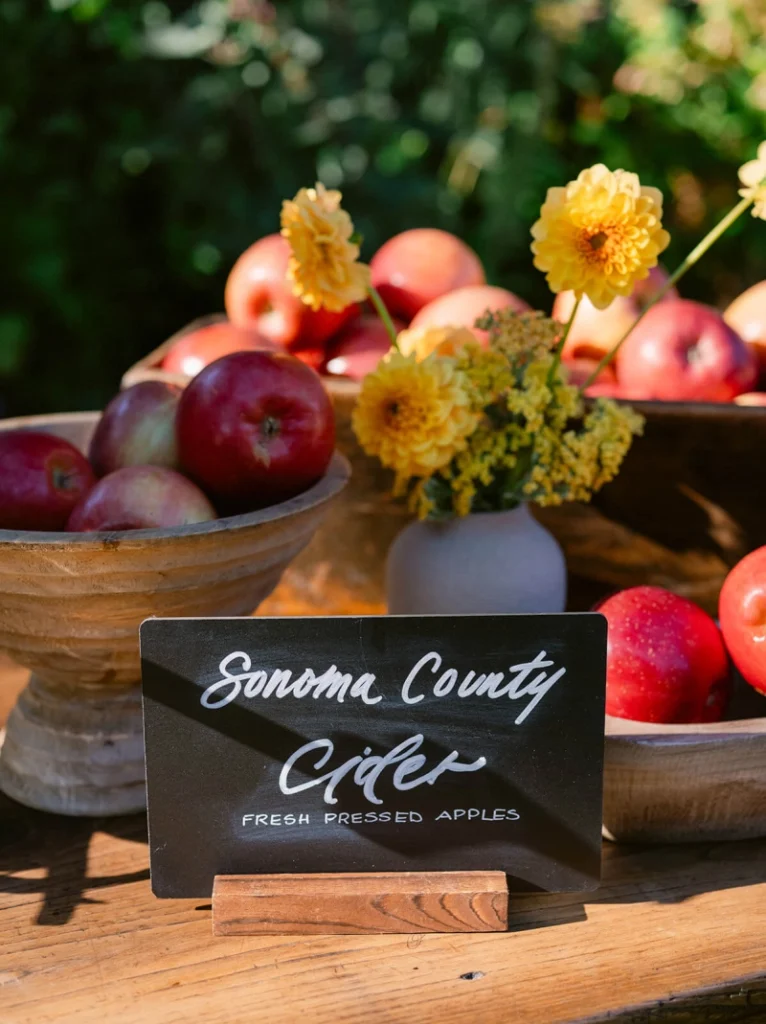 Local cider tasting