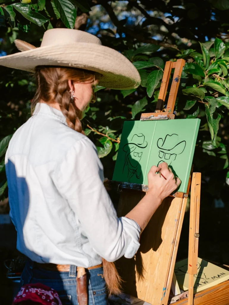 Retreat painting activity
