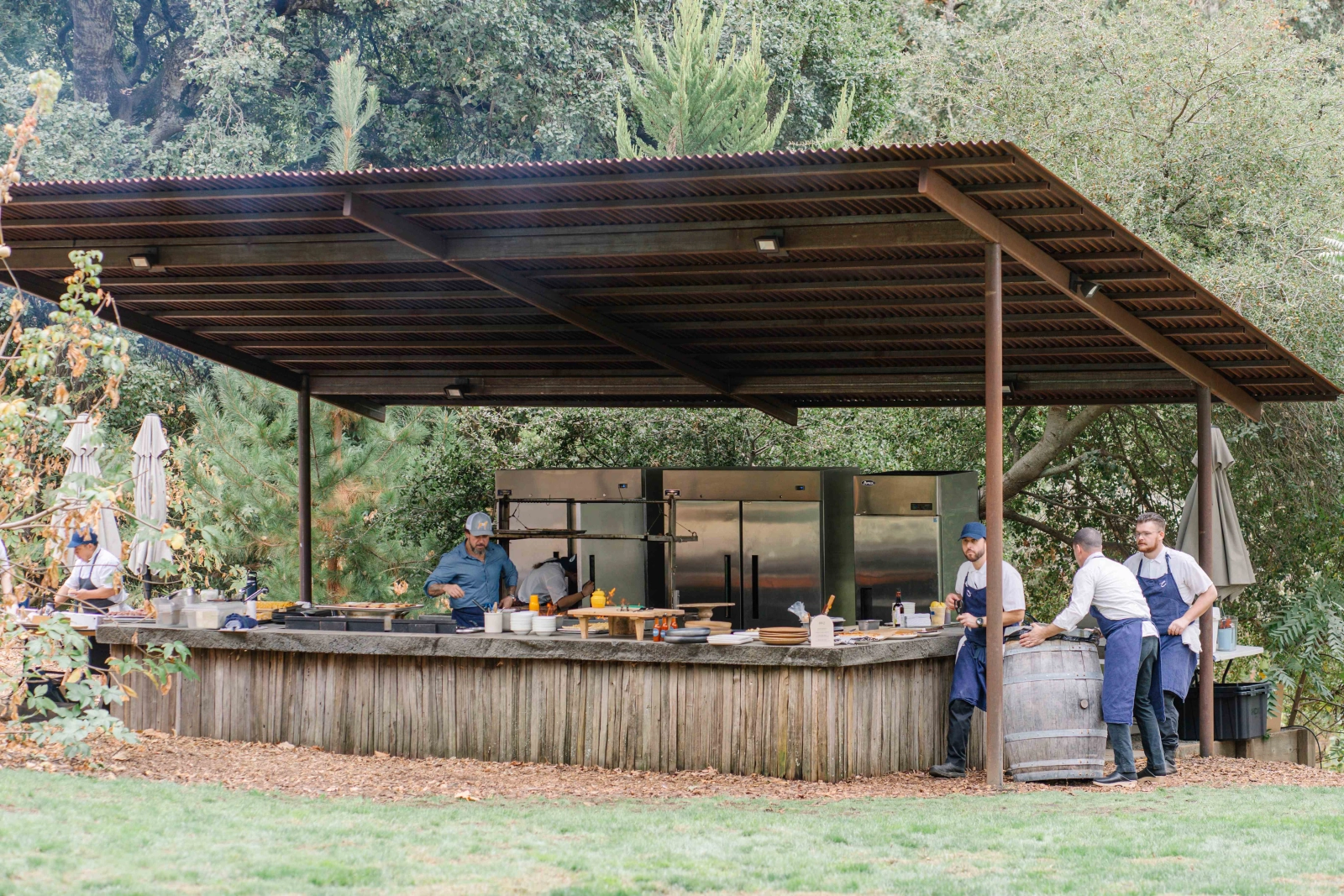 Winery kitchen interior