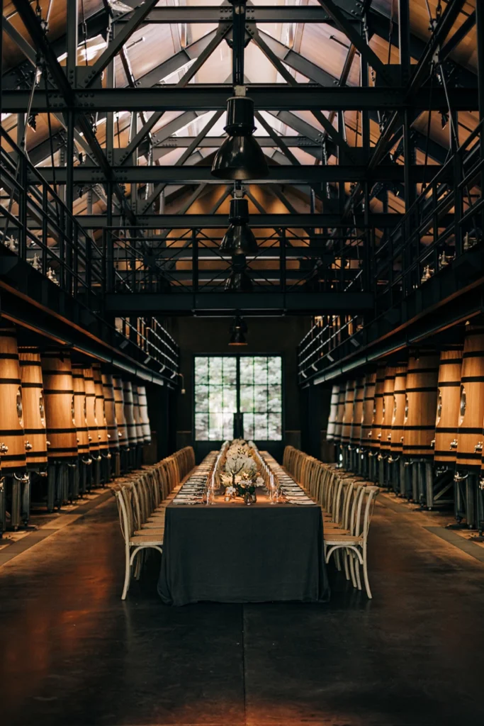 Vineyard event setup