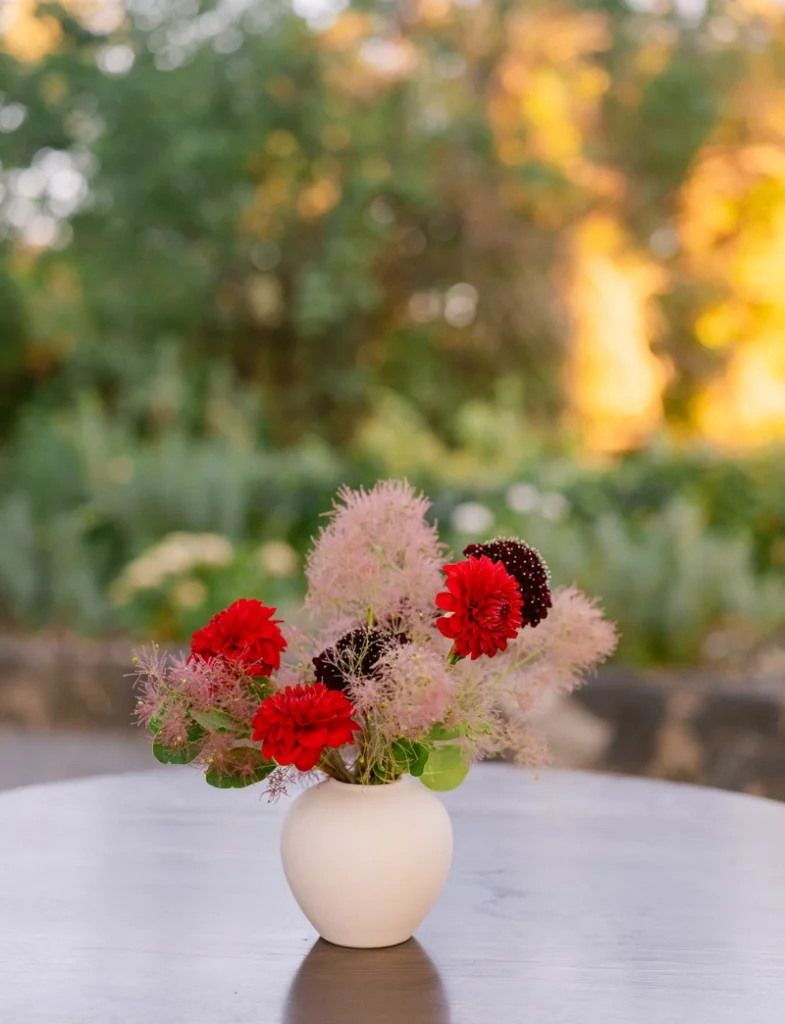Cocktail arrangement, Sonoma event