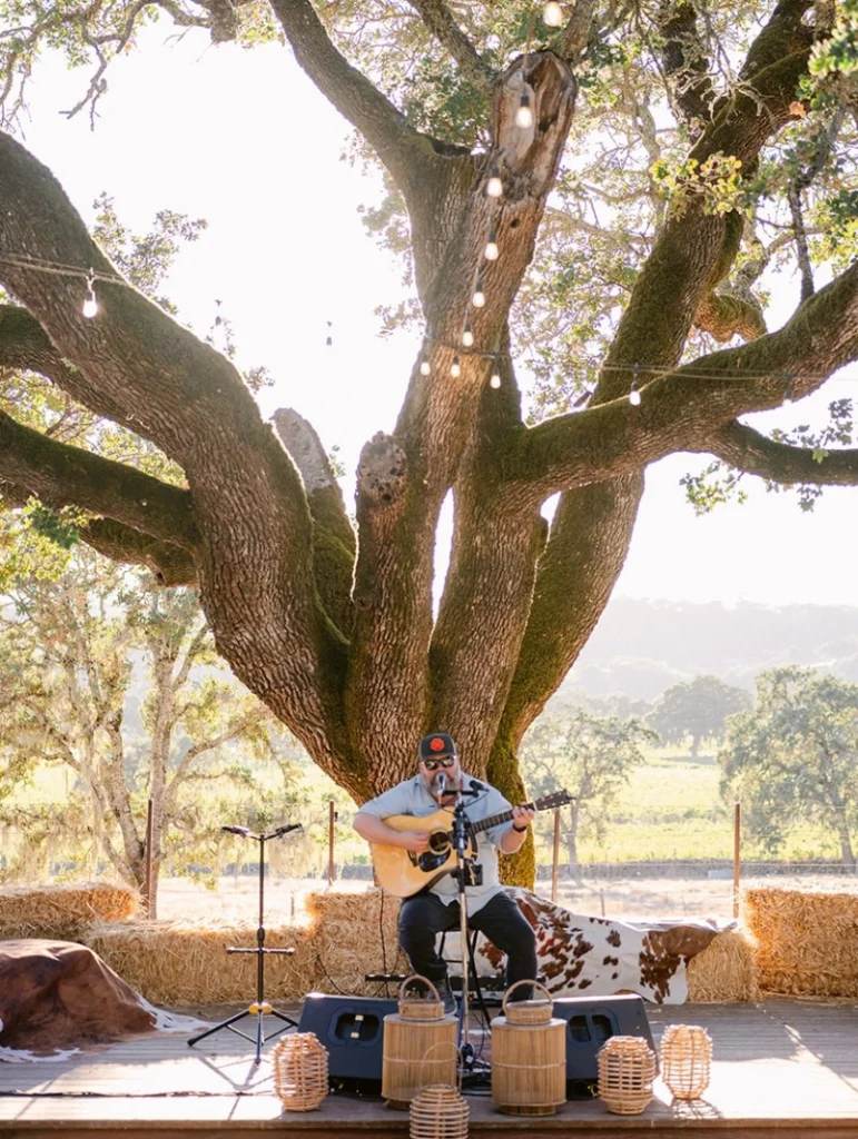 Stage performance, Napa event
