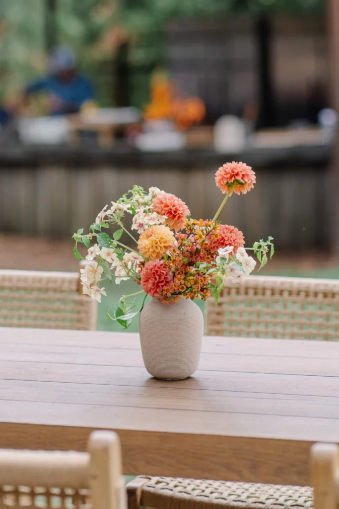 Floral table decor
