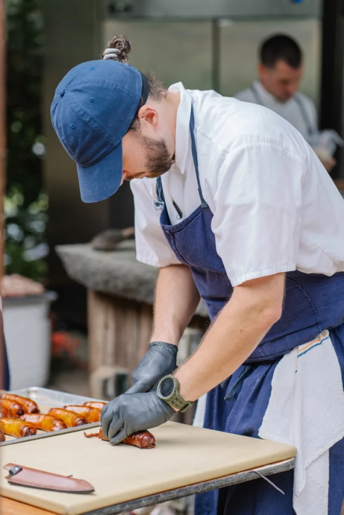 Chef cooking event