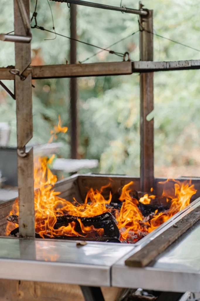 Live fire chef