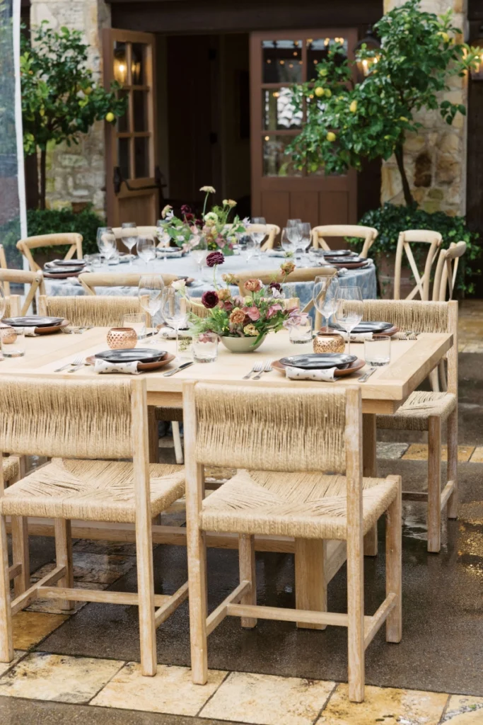 Dining tablescape