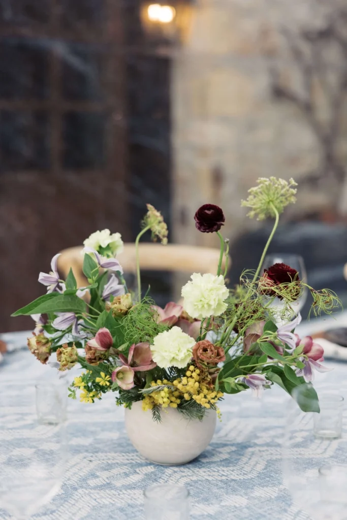 Floral tablescape