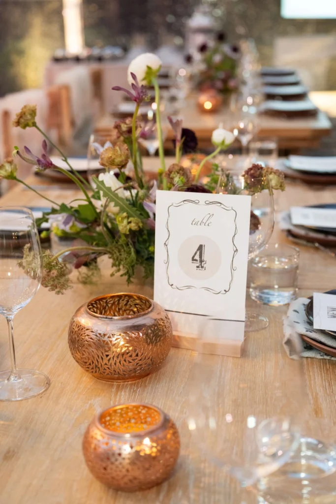 Retreat dinner décor