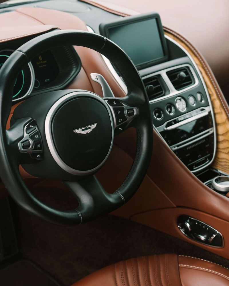 Aston Martin dashboard