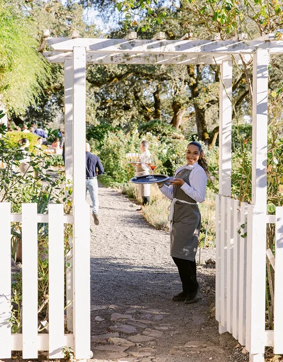 Wine country networking event