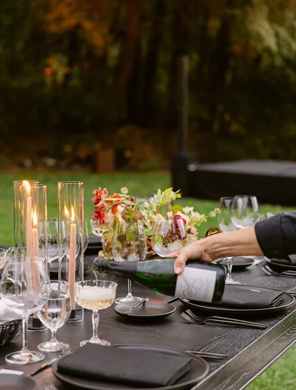 Napa corporate retreat dinner