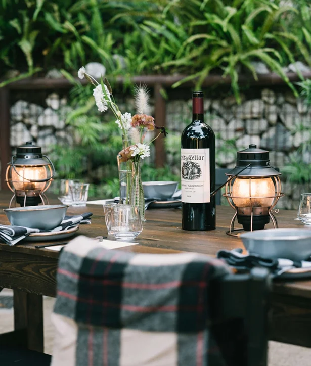 Luxury Napa winery event